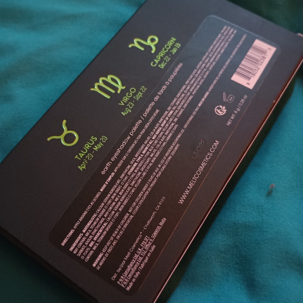 Brand New Discontinued Melt Cosmetics Earth Palette - Picture 3 of 6